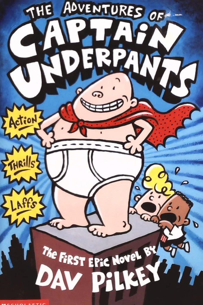 Livre ISBN 0590846280 The Adventures of Captain Underpants (Dav Pilkey)