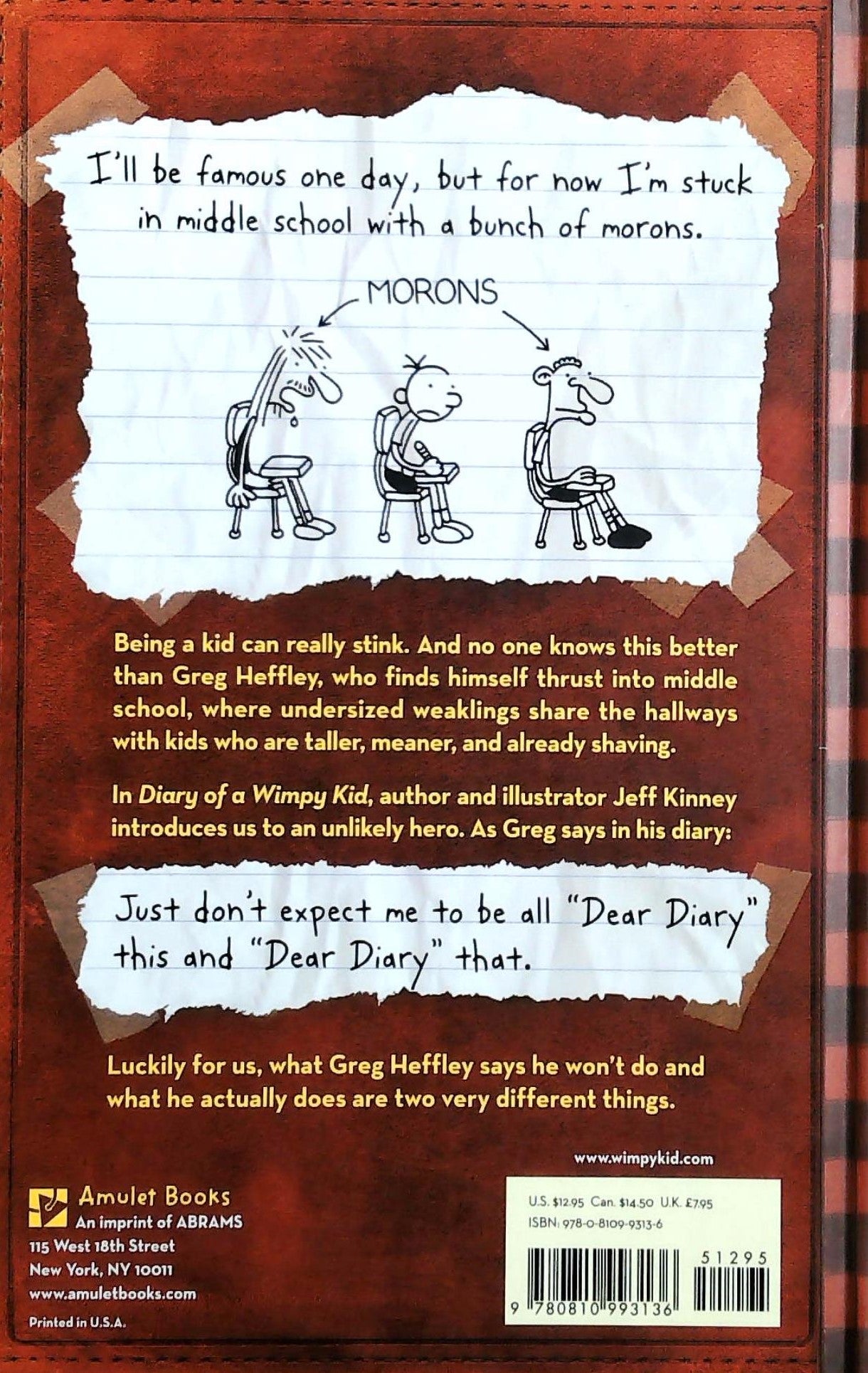 Diary of a Wimpy Kid # 1 (Jeff Kinney)
