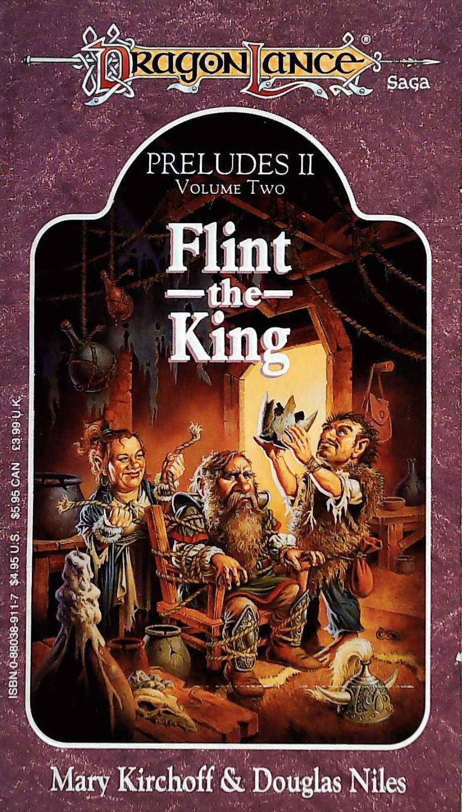 Livre ISBN 0880389117 DragonLance : Preludes II # 2 : Flint the King (Mary Kirchoff)