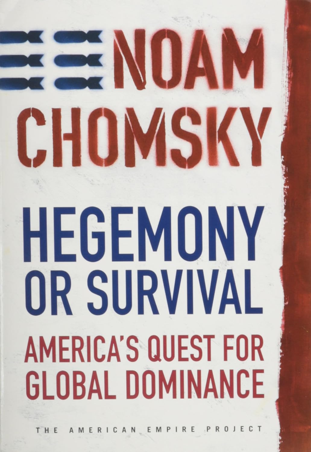 Livre ISBN 0965806340 Hegemony or Survival (Noam Chomsky)