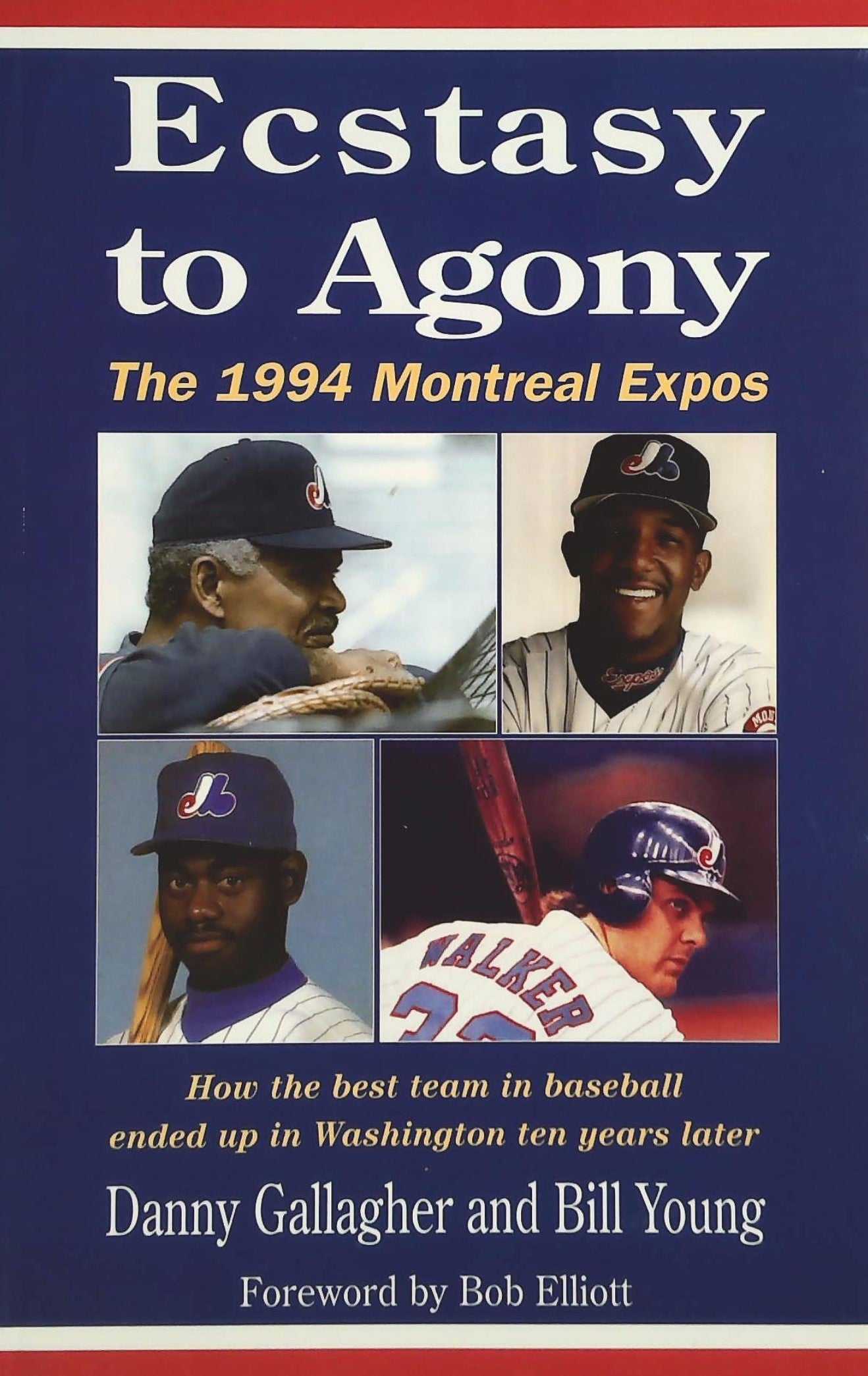 Livre ISBN  Ecstasy to Agony : The 1994 Montreal Expos (Danny Gallagher)