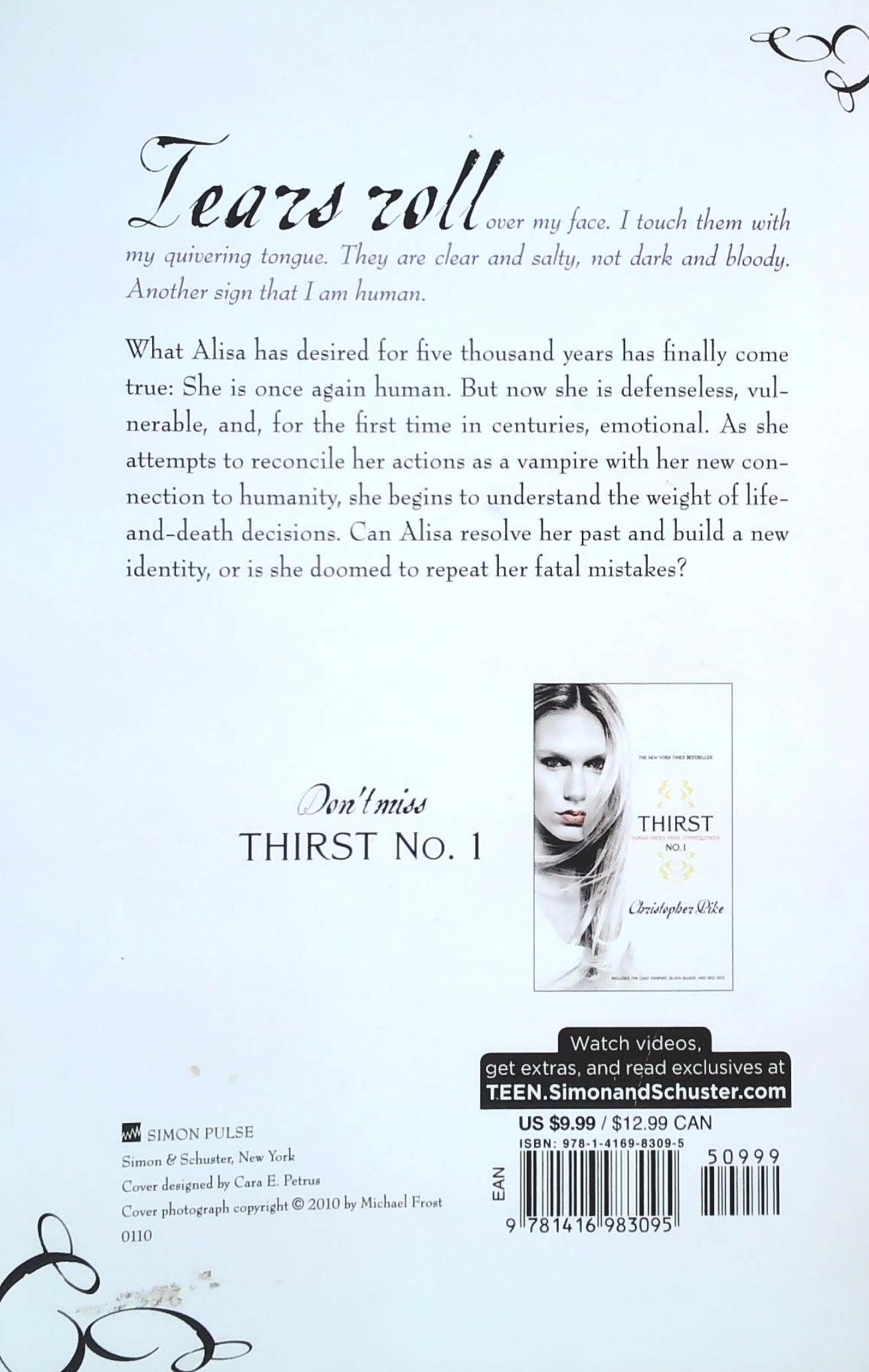 Thirst # 2 : Deepest Desires. Instant Remorse. (Christopher Pike)