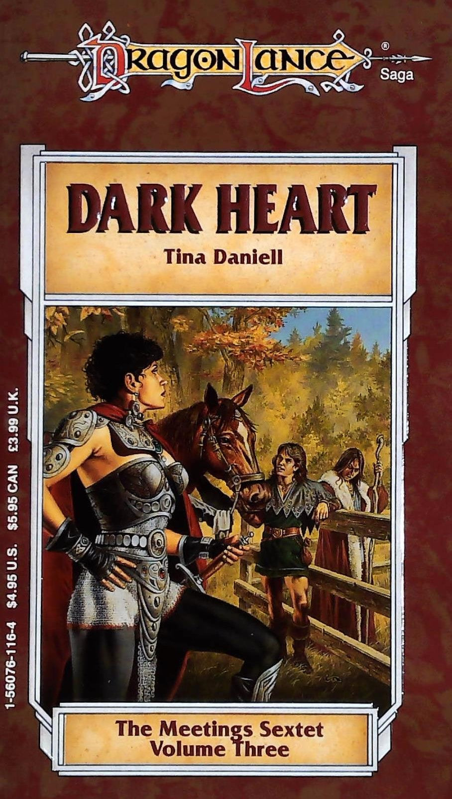 Livre ISBN 1560761164 DragonLance : The Meetings Sextet # 3 : Dark Heart (Tina Daniell)