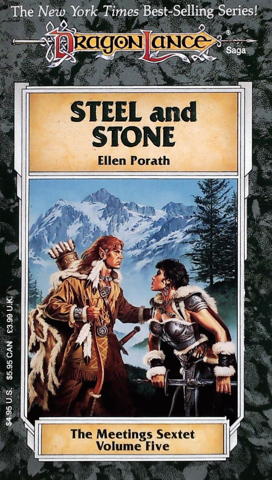 Livre ISBN 1560763396 DragonLance : The Meetings Sextet # 5 : Steel and Stone (Ellen Porath)