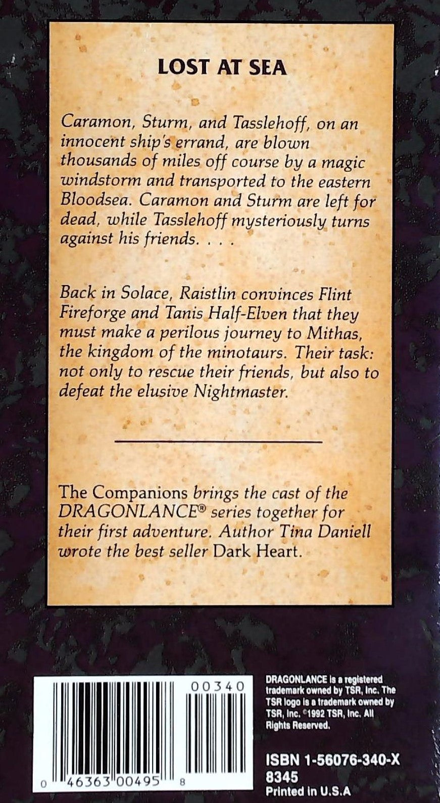 DragonLance : The Meetings Sextet # 6 : The companions (Tina Daniell)