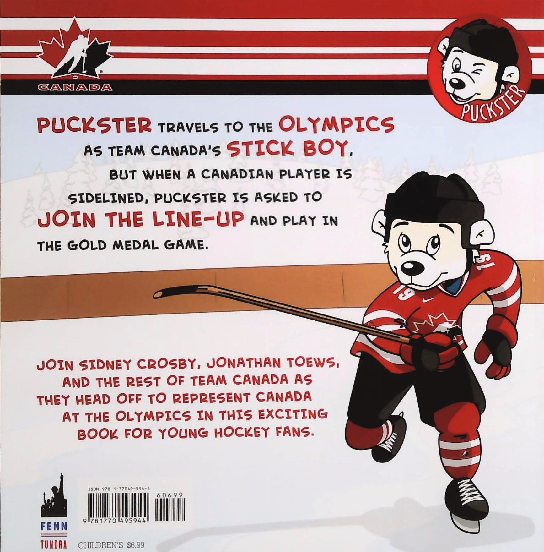 Puckster # 6 : Puckster Goes to the Olympics (Lorna Schultz Nicholson)