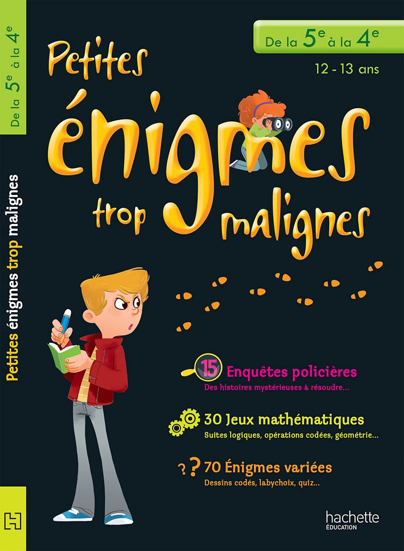 Livre ISBN 2011607906 Petites énigmes trop malignes - De la 5e à la 4e (Michèle Lecreux)