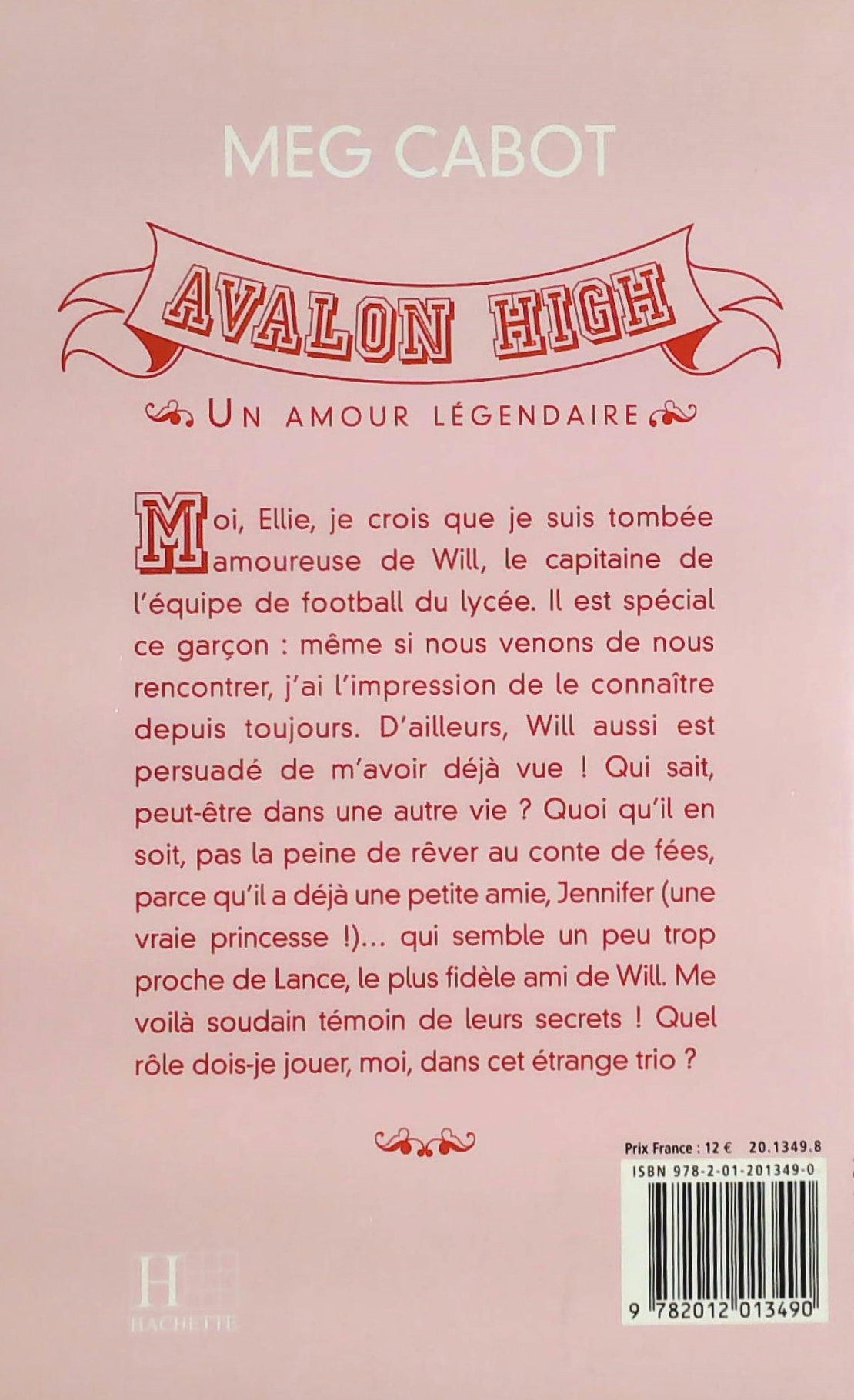 Avalon High : Un amour légendaire (Meg Cabot)