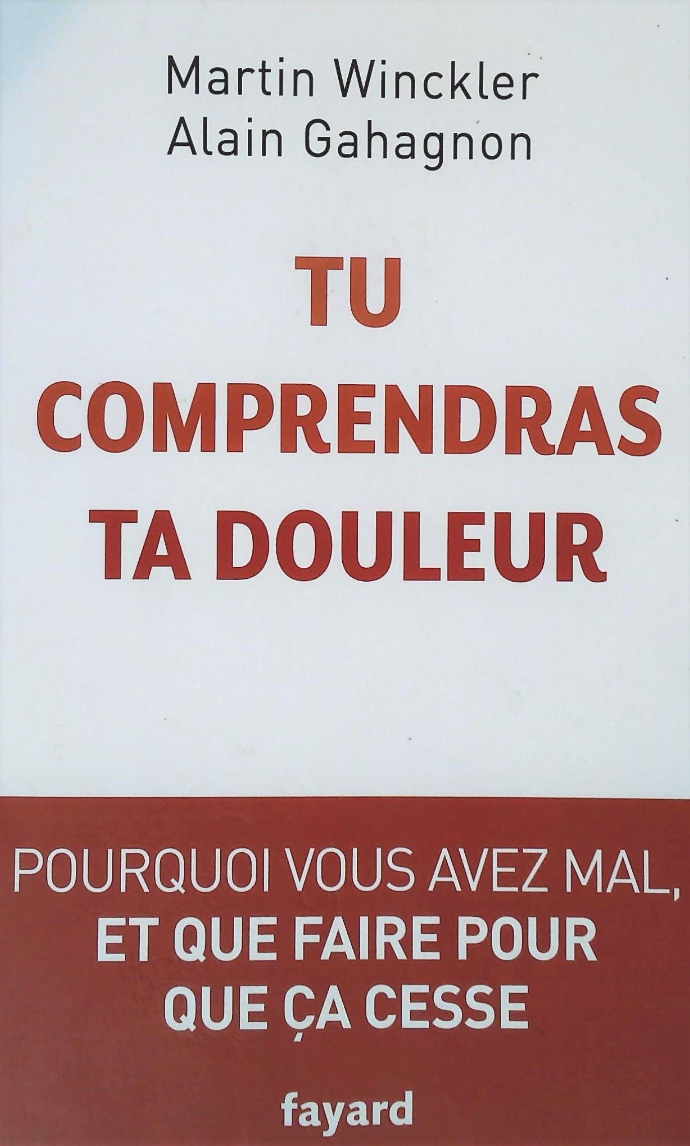 Livre ISBN 221370998X Tu comprendras ta douleur (Martin Winckler)