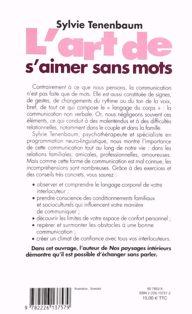 L'art de s'aimer sans mots (Sylvie Tenenbaum)