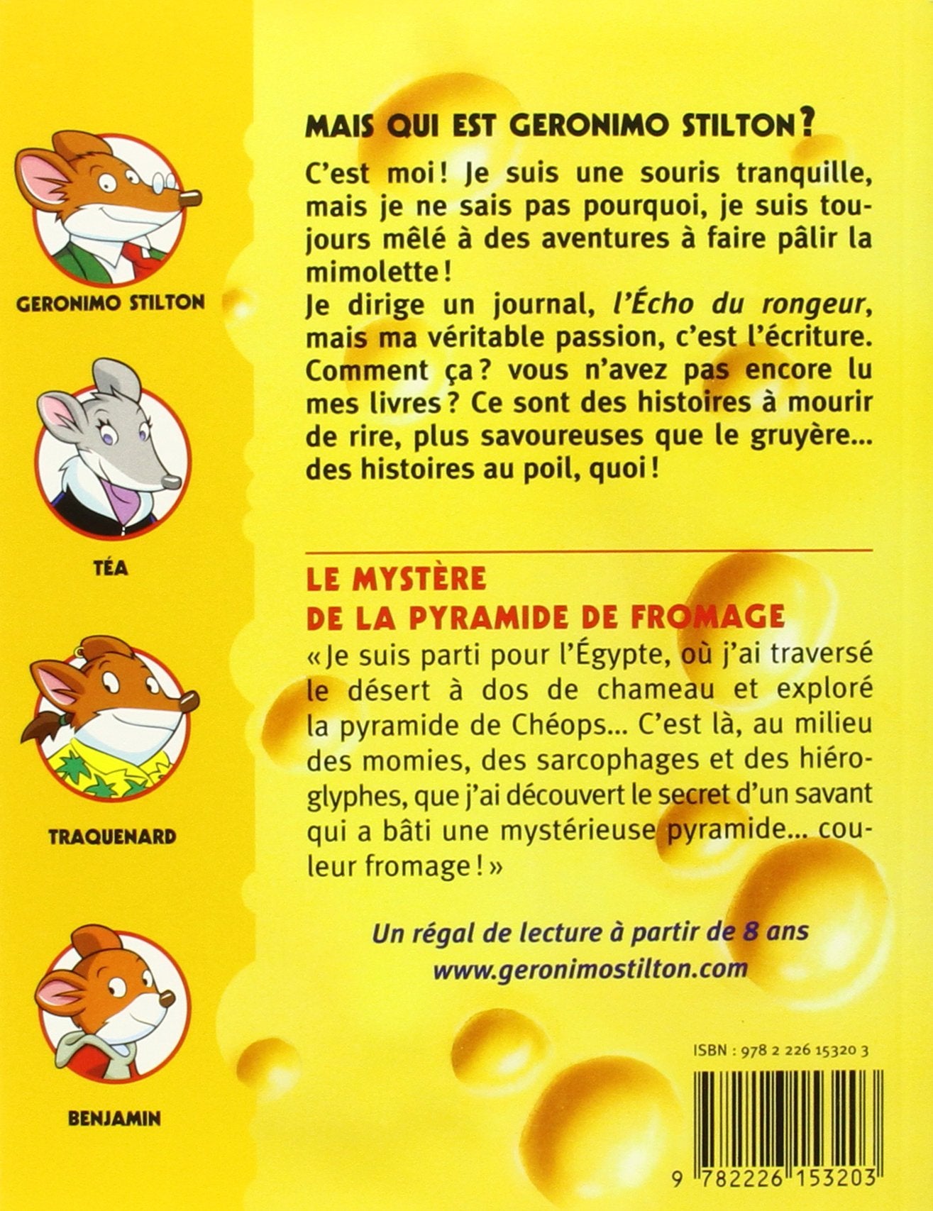 Geronimo Stilton # 14 : Le mystère de la pyramide de fromage (Geronimo Stilton)