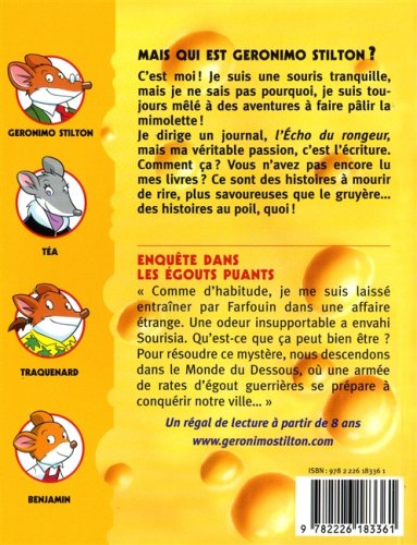 Geronimo Stilton # 41 : Enquête dans les égouts puants (Geronimo Stilton)