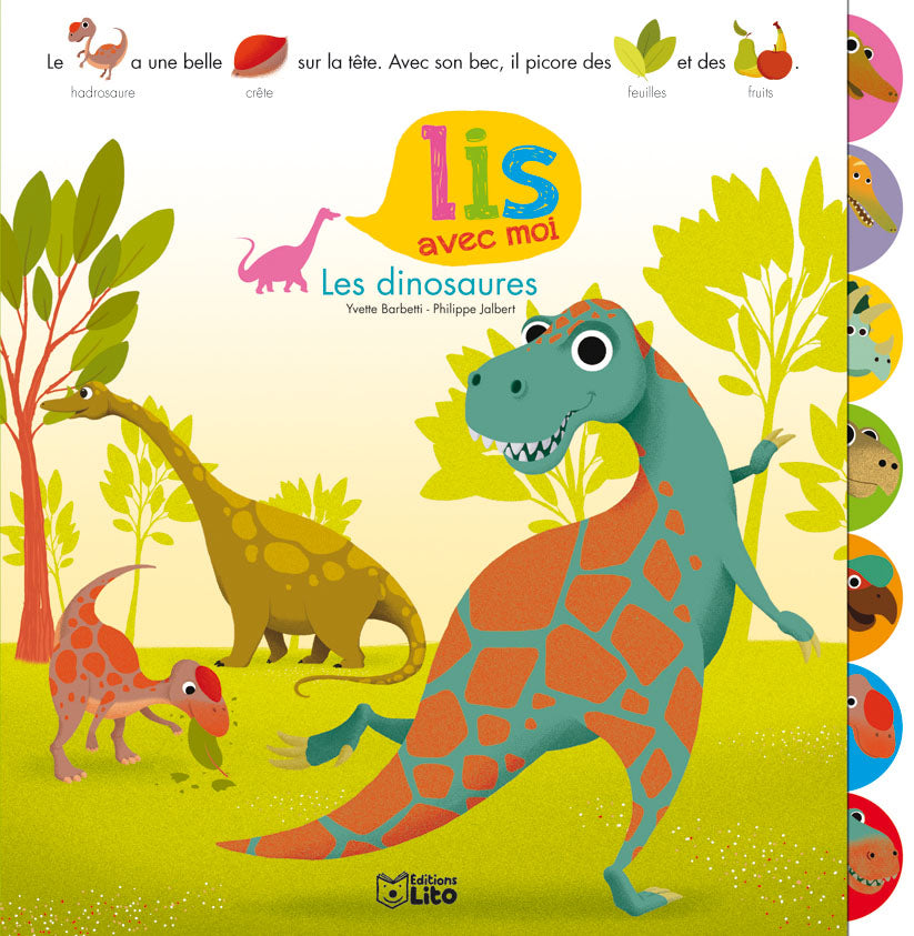 Lis avec moi : Les dinosaures - Yvette Barbetti