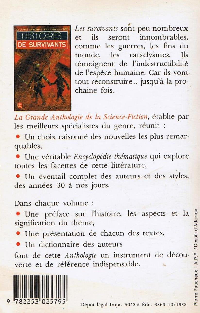 La grande anthologie de la science-fiction : Histoires de survivants