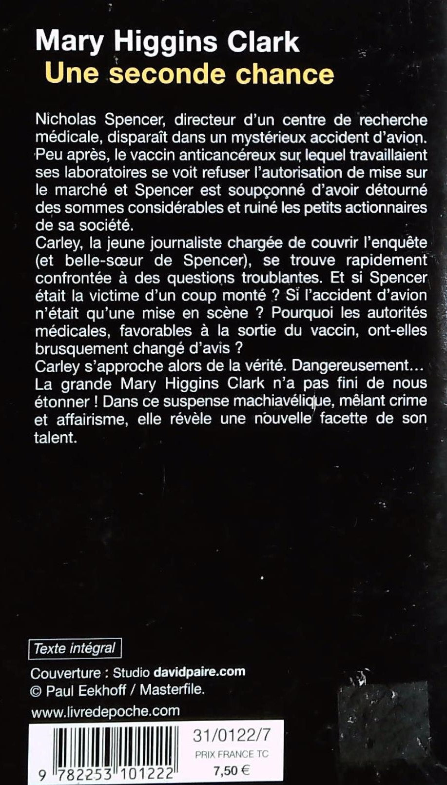 Une seconde chance (Mary Higgins Clark)