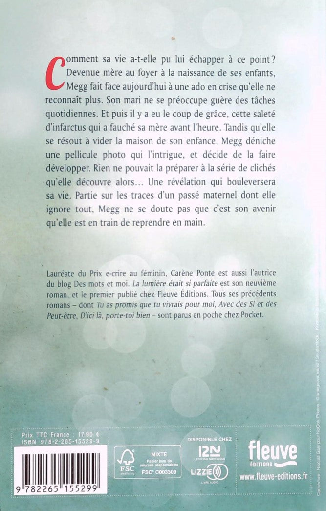La lumière était si parfaite (Carène Ponte)