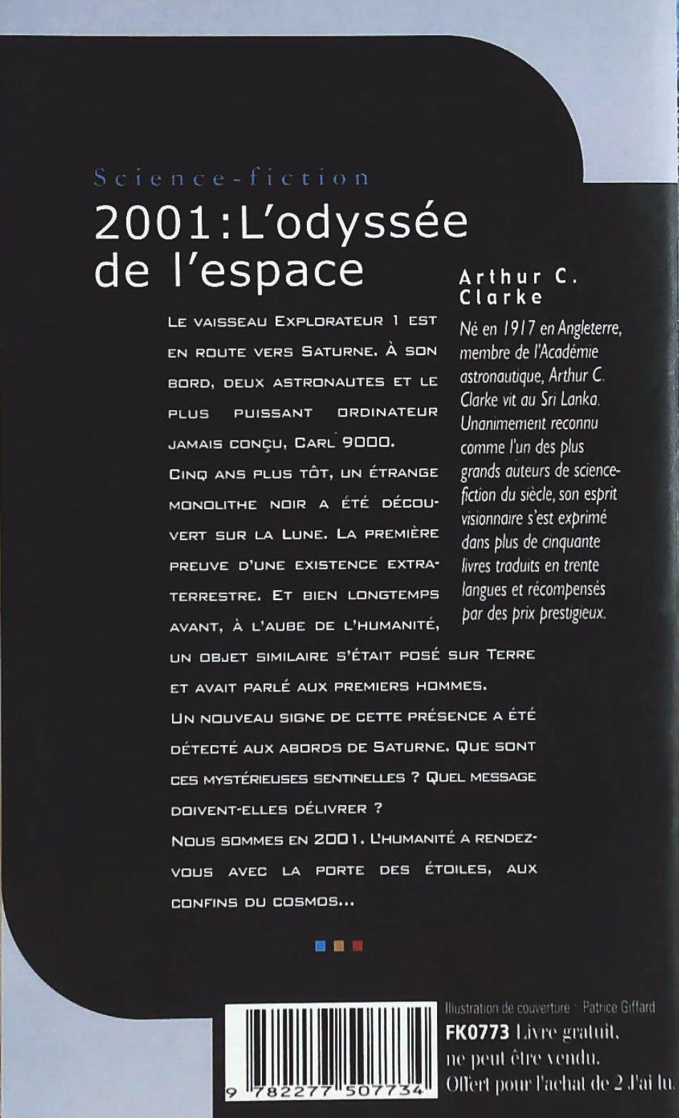 2001 L'odyssée de l'espace (Arthur C. Clarke)