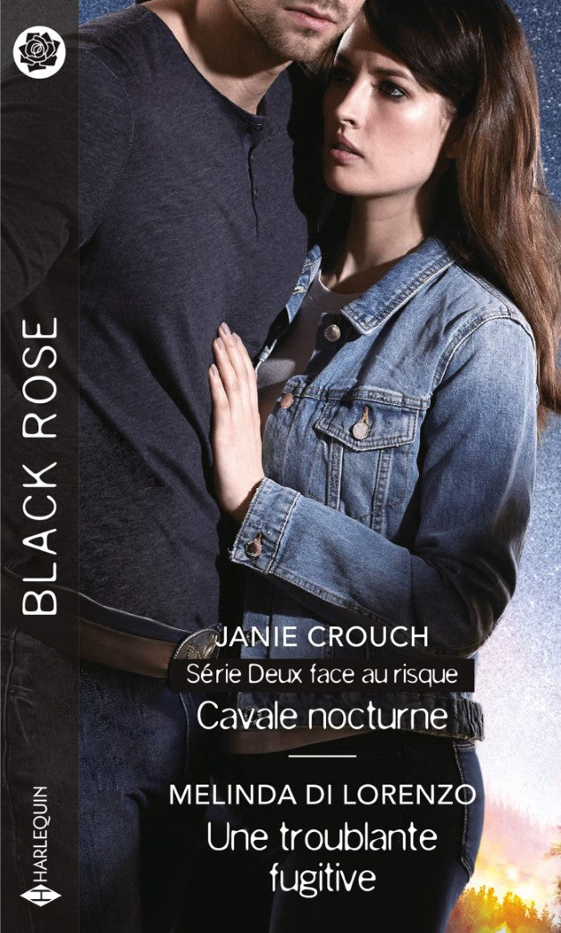 Black Rose (Harlequin) # 605 : Cavale nocturne -suivi de- Une troublante fugitive - Janie Crouch