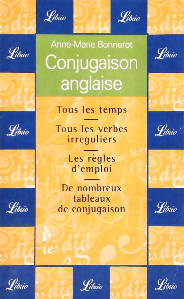 Livre ISBN 2290321567 Conjugaison anglaise (Anne-Marie Bonnerot)