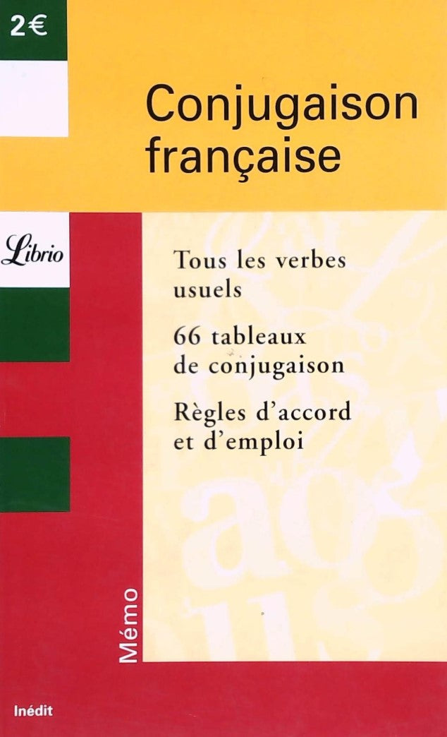 Livre ISBN 2290335649 Conjugaison française