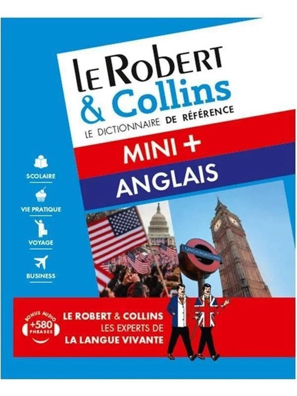 Le Robert & Collins Mini + Anglais - dictionnaire anglais-francais - anglais-français