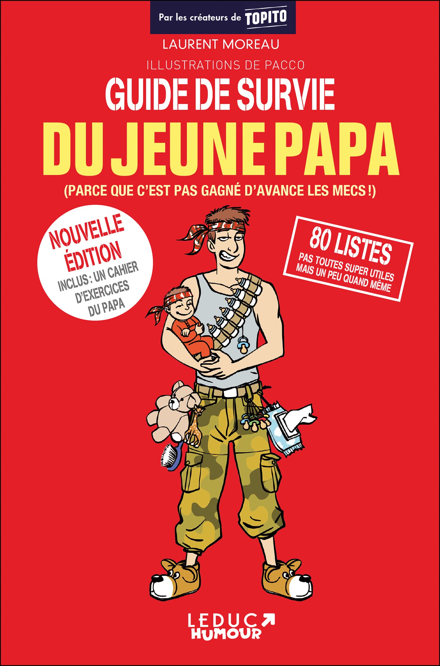 Livre ISBN  Guide de survie du jeune papa (Laurent Moreau)