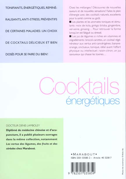 Cocktails énergétiques (Docteur Denis Lamboley)