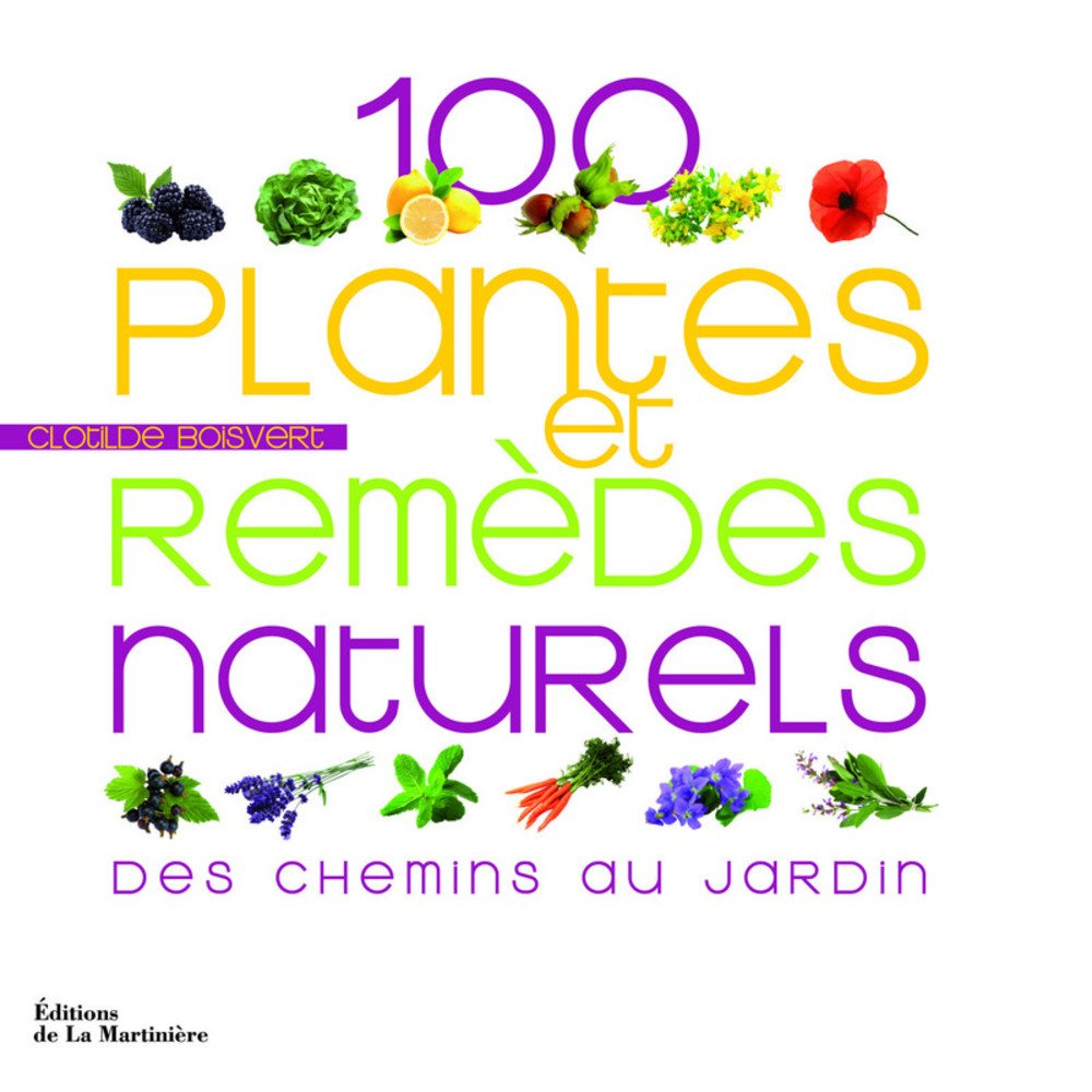 100 plantes et remèdes naturels : Des chemins au jardin - Clothide Boisvert