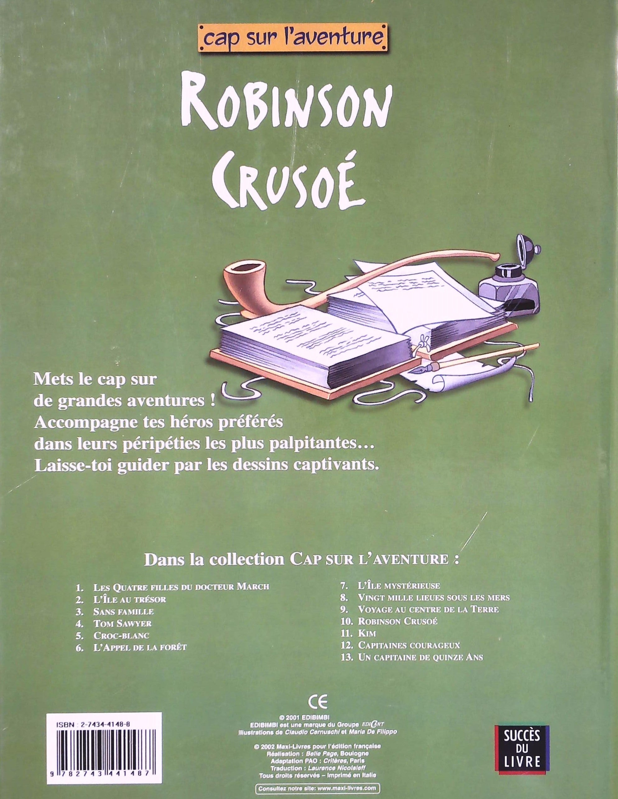 Cap sur l'aventure : Robinson Crusoé (Daniel Defoe)