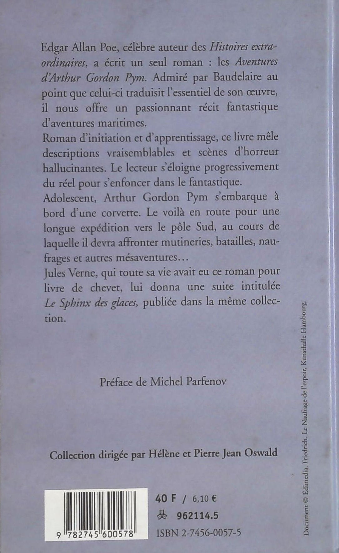 Aventures d'Arthur Gordon Pym (Edgar Allan Poe)