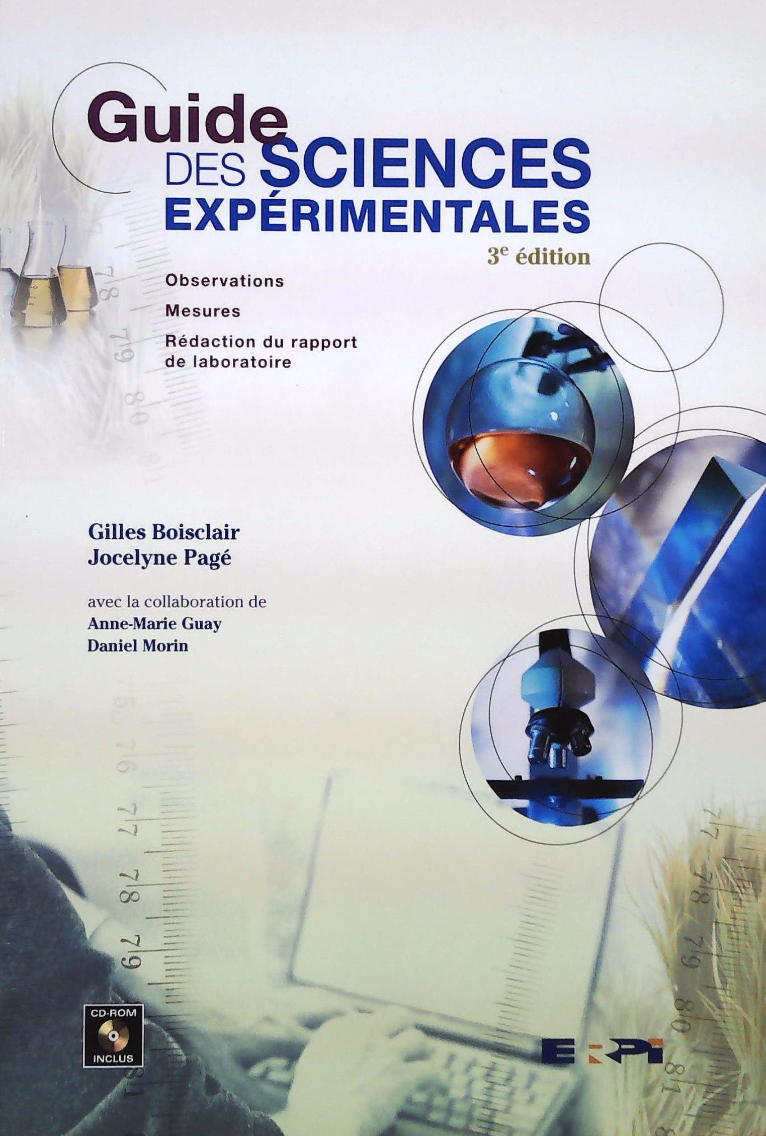 Livre ISBN 2761314611 Guide des sciences expérimentales (3e édition) (Gilles Boisclair)