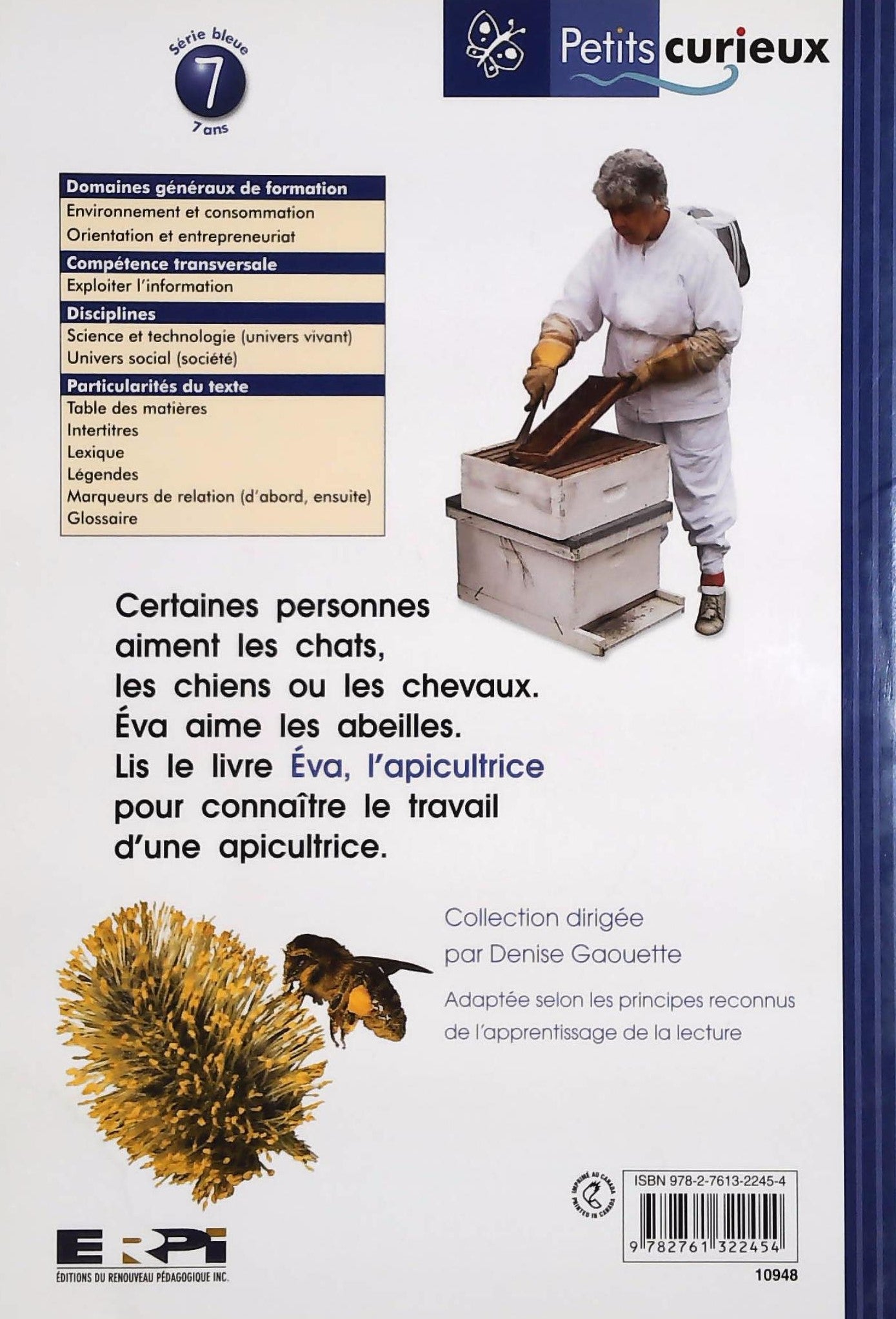 Petit Curieux (série bleue) # 7 : Éva, l'apicultrice (Jane Manners)
