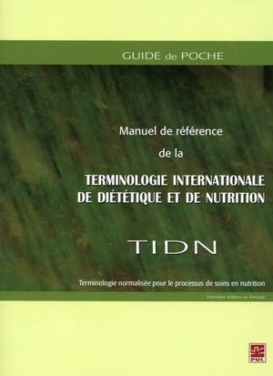Manuel de référence de la terminologie internationale de diététique et de nutrition