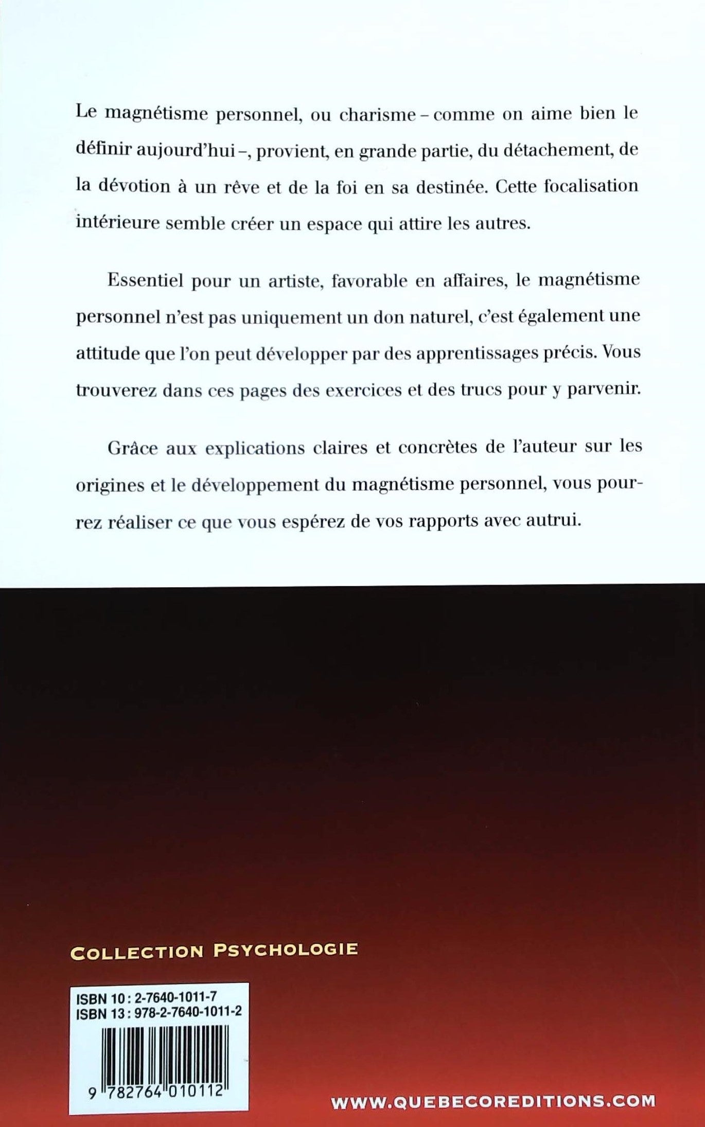 Magnétisme personnel : Pouvoir et influence (Philippe Aurence)