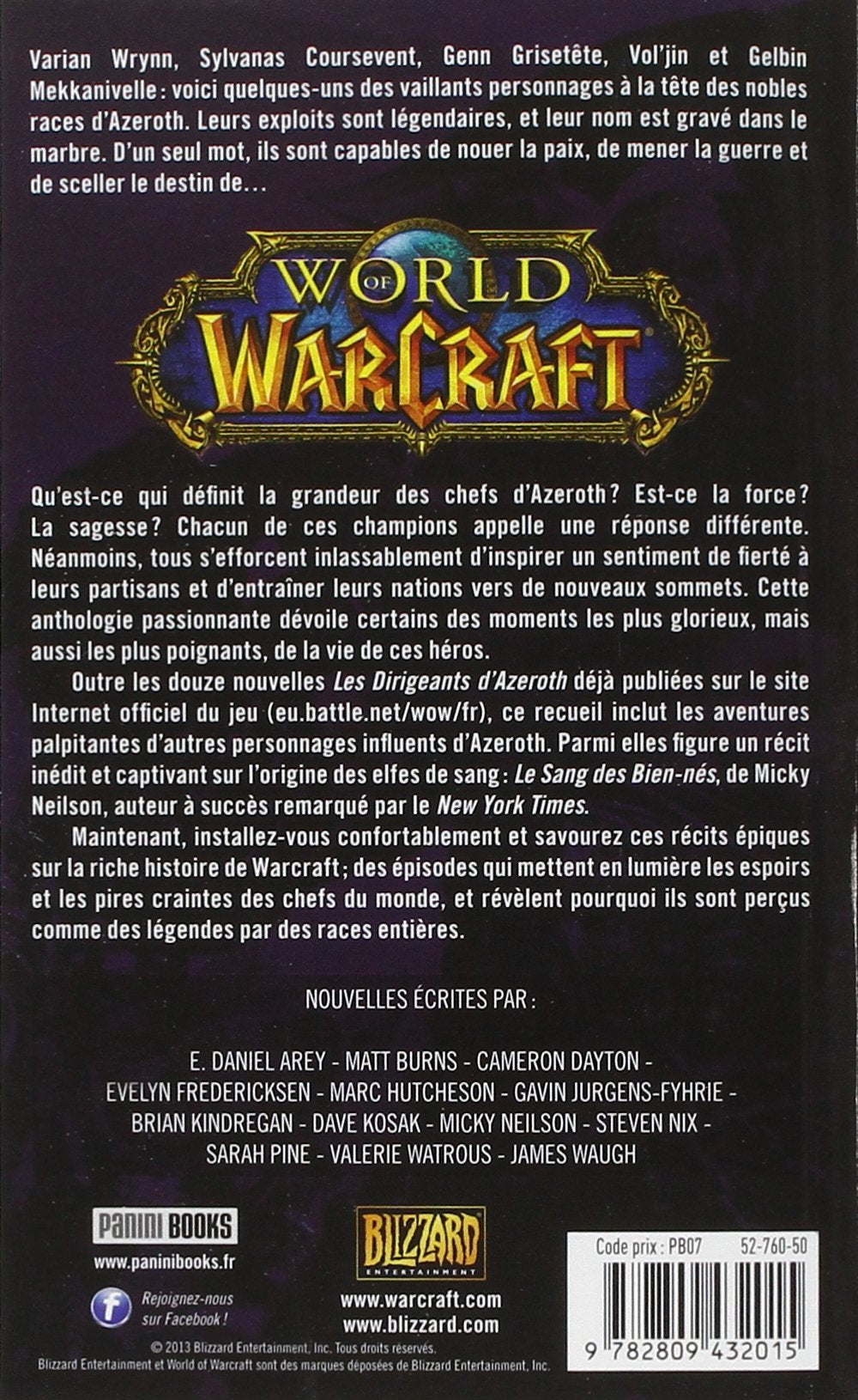 World of Warcraft : Légende (Micky Neilson)