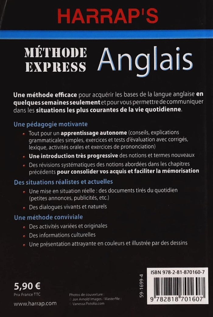 Harrap's Méthode express Anglais livre