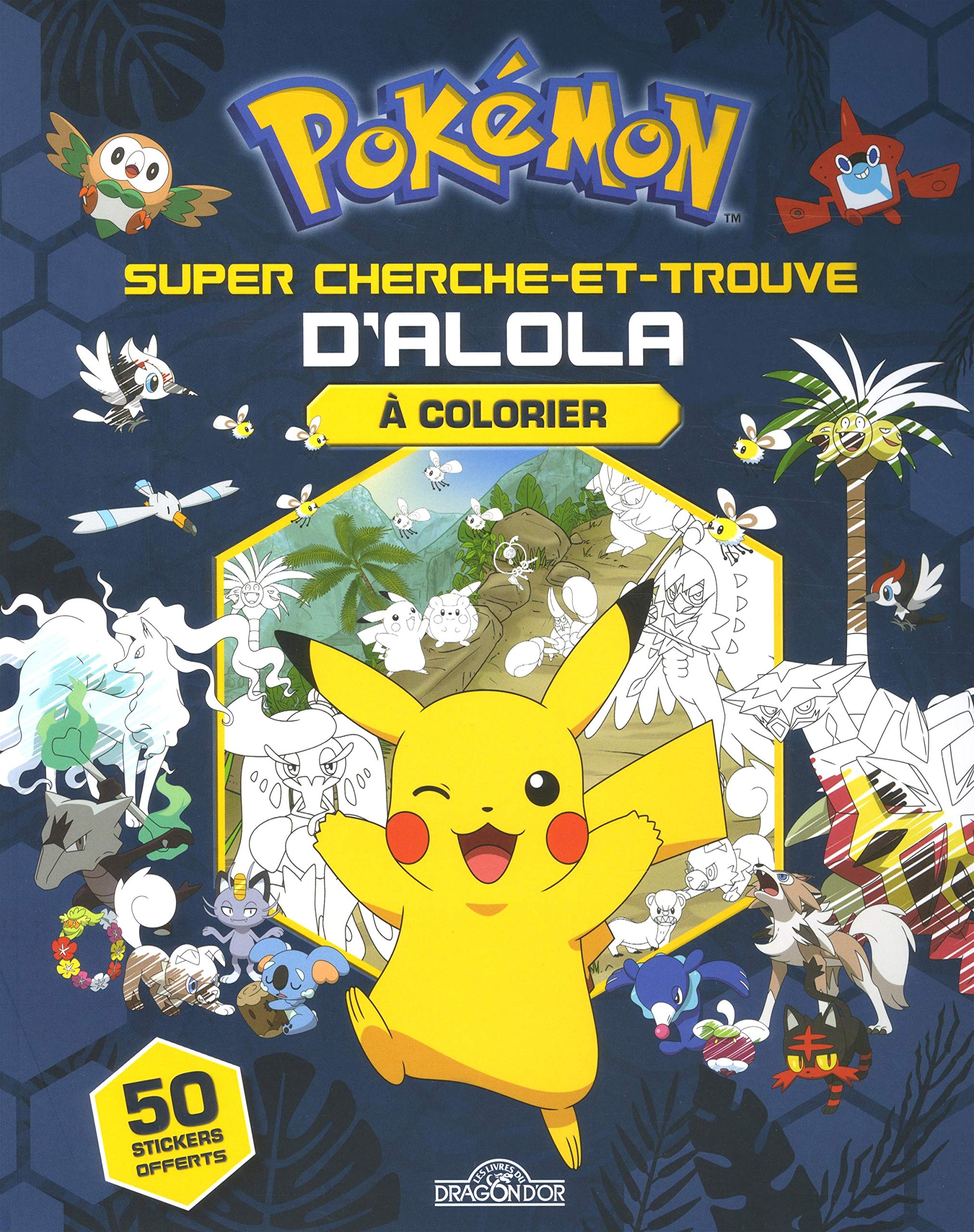 Super cherche-et-trouve d'Alola à colorier - The Pokémon Company