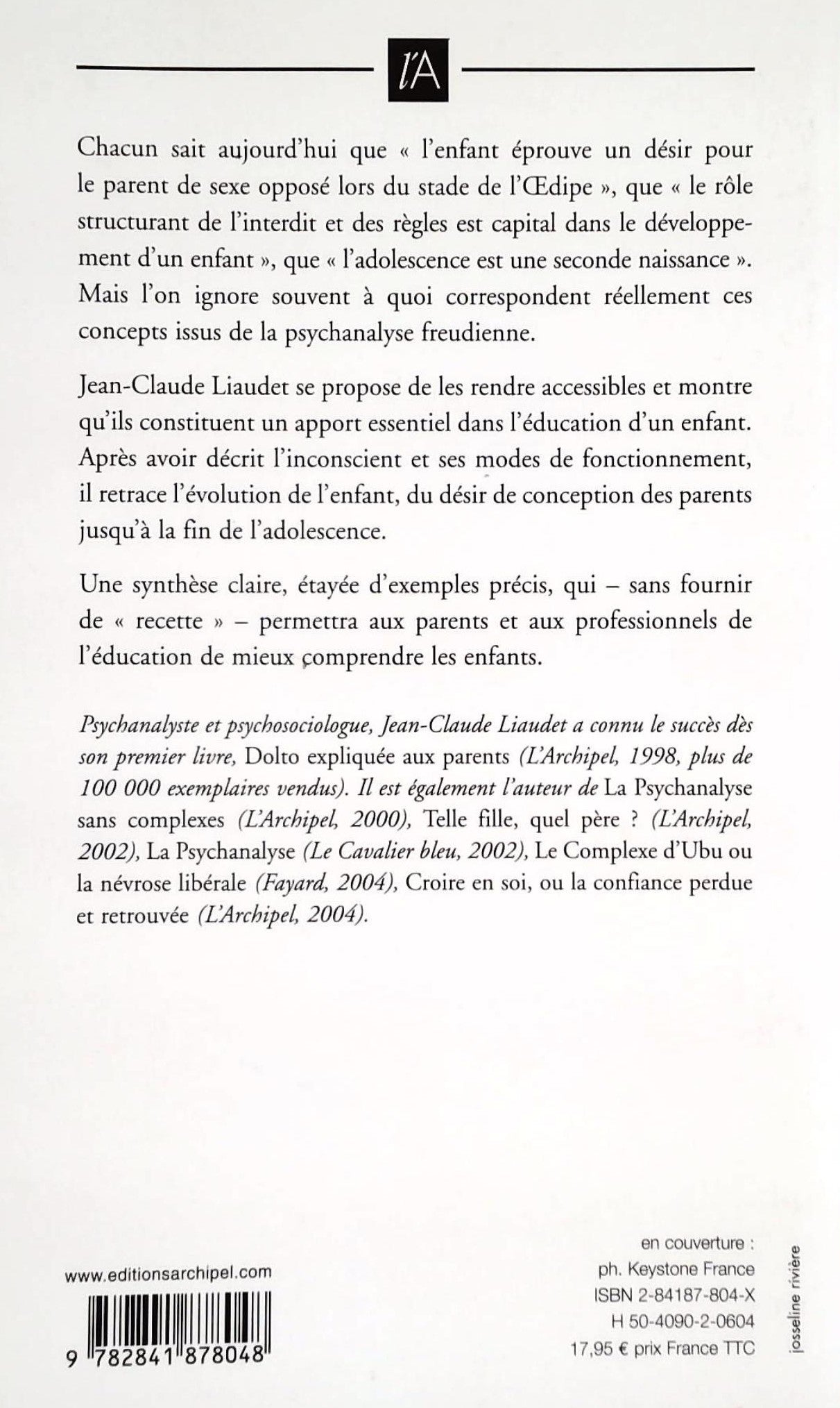 Freud pour les parents (Jean-Claude Liauder)