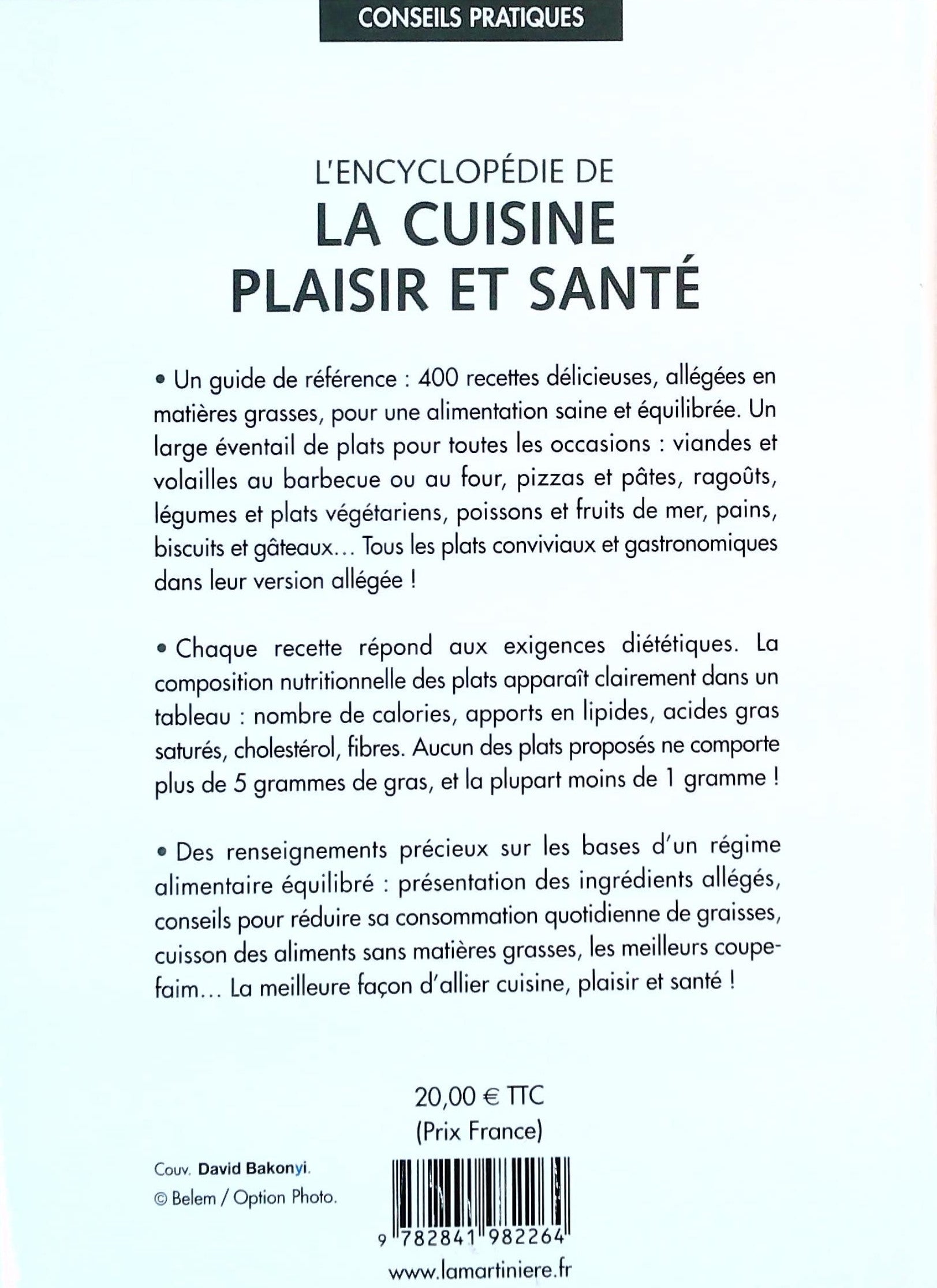 L'encyclopédie de la cuisine plaisir et santé