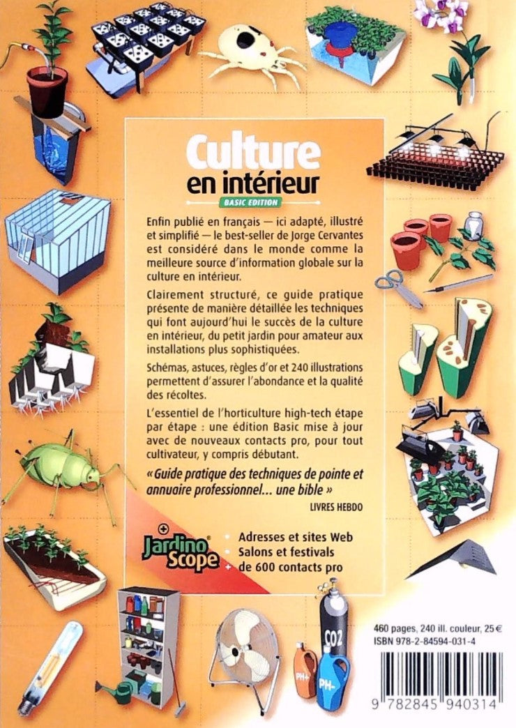 Culture en intérieur : L'ABC du jardinage Indoor (Jorge Cervantes)