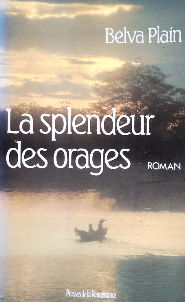 Livre ISBN 2856162606 La splendeur des orages (Belva Plain)