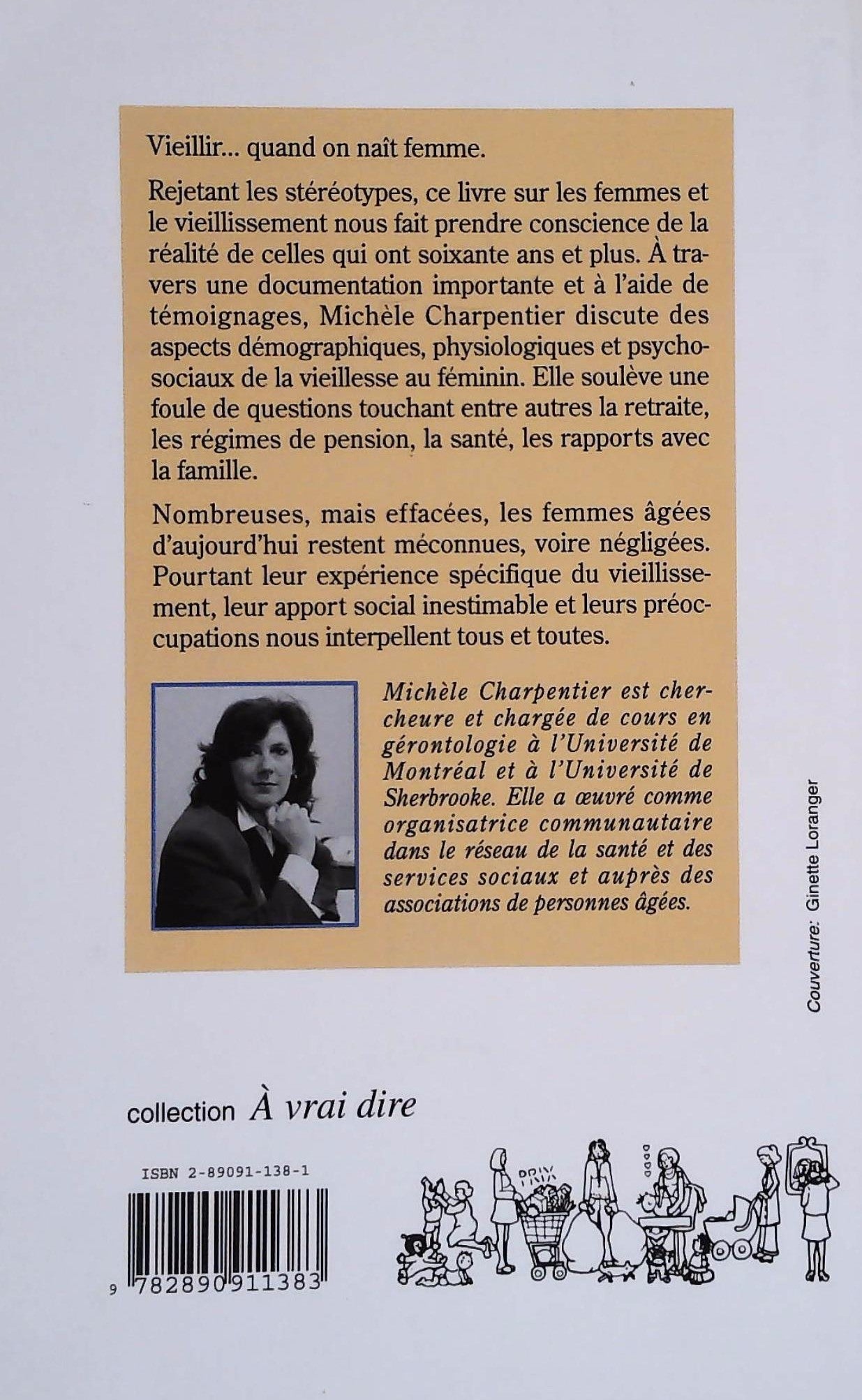 Condition féminine et vieillissement (Michèle Charpentier)