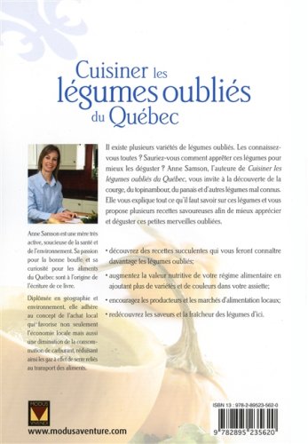 Cuisiner les légumes oubliés du Québec (Anne Samson)