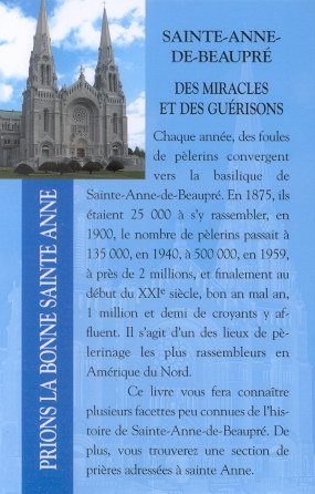 Sainte-Anne-de-Beaupré : Miracles et guérisons (Jasmin Poirier)
