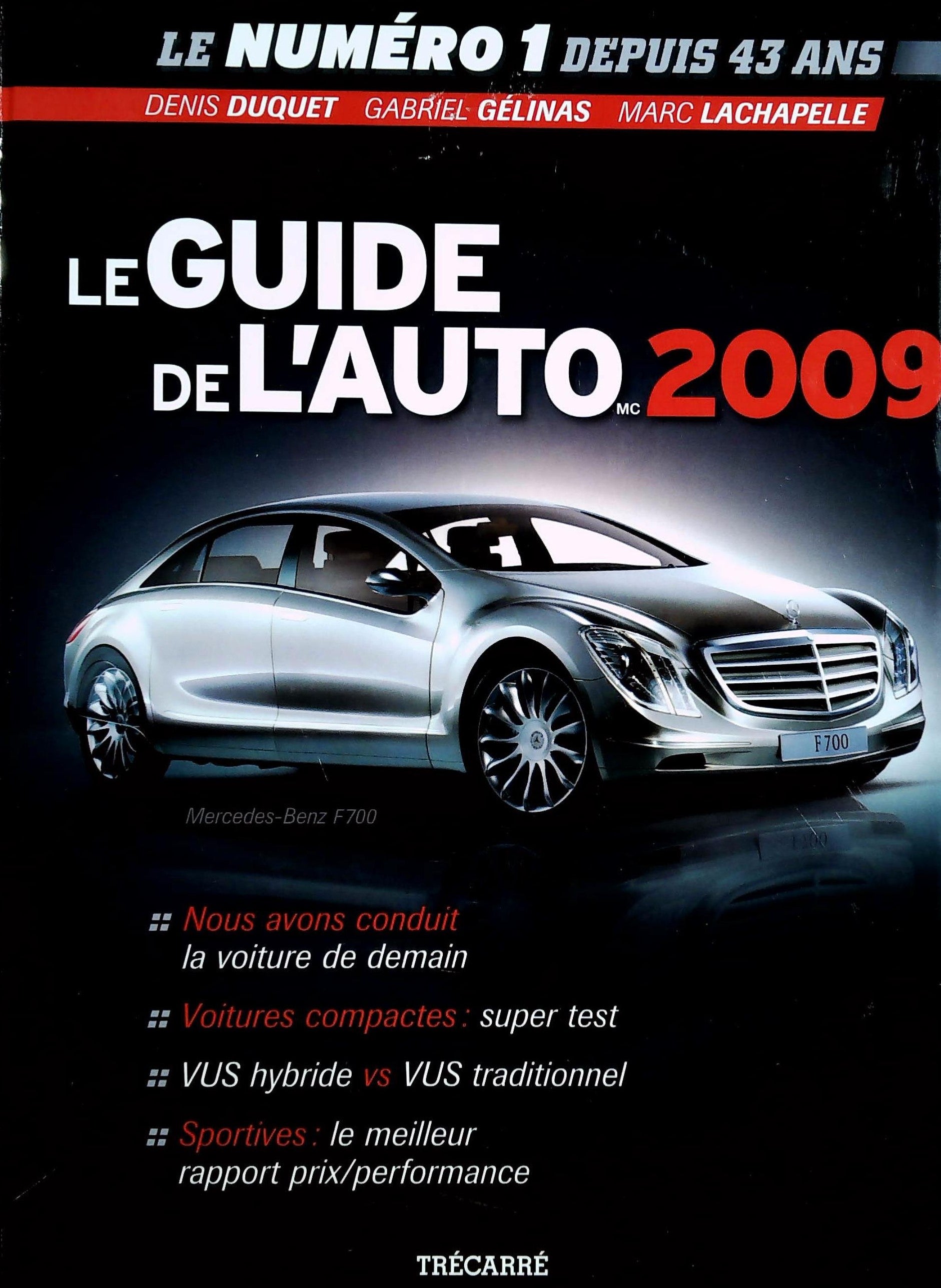 Livre ISBN  Le Guide de l'Auto 2009