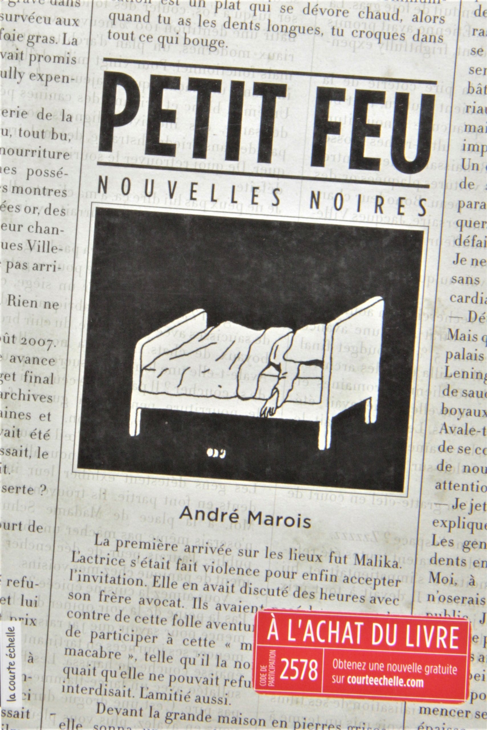 Livre ISBN  Petit feu nouvelles noires (André Marois)