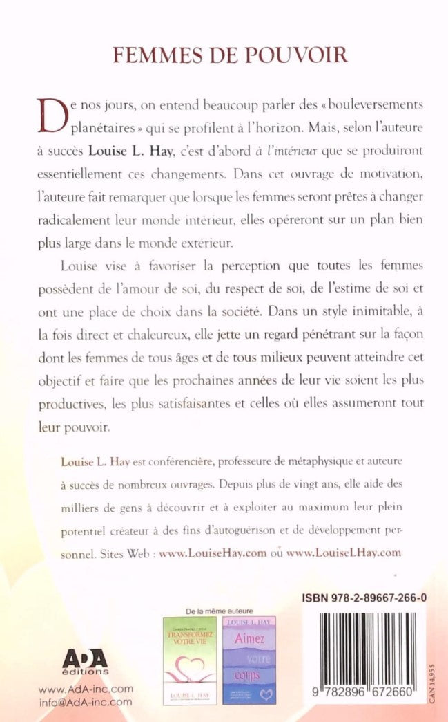 Femmes de pouvoir : Guide pratique pour une vie remplie de succès (Louise L. Hay)