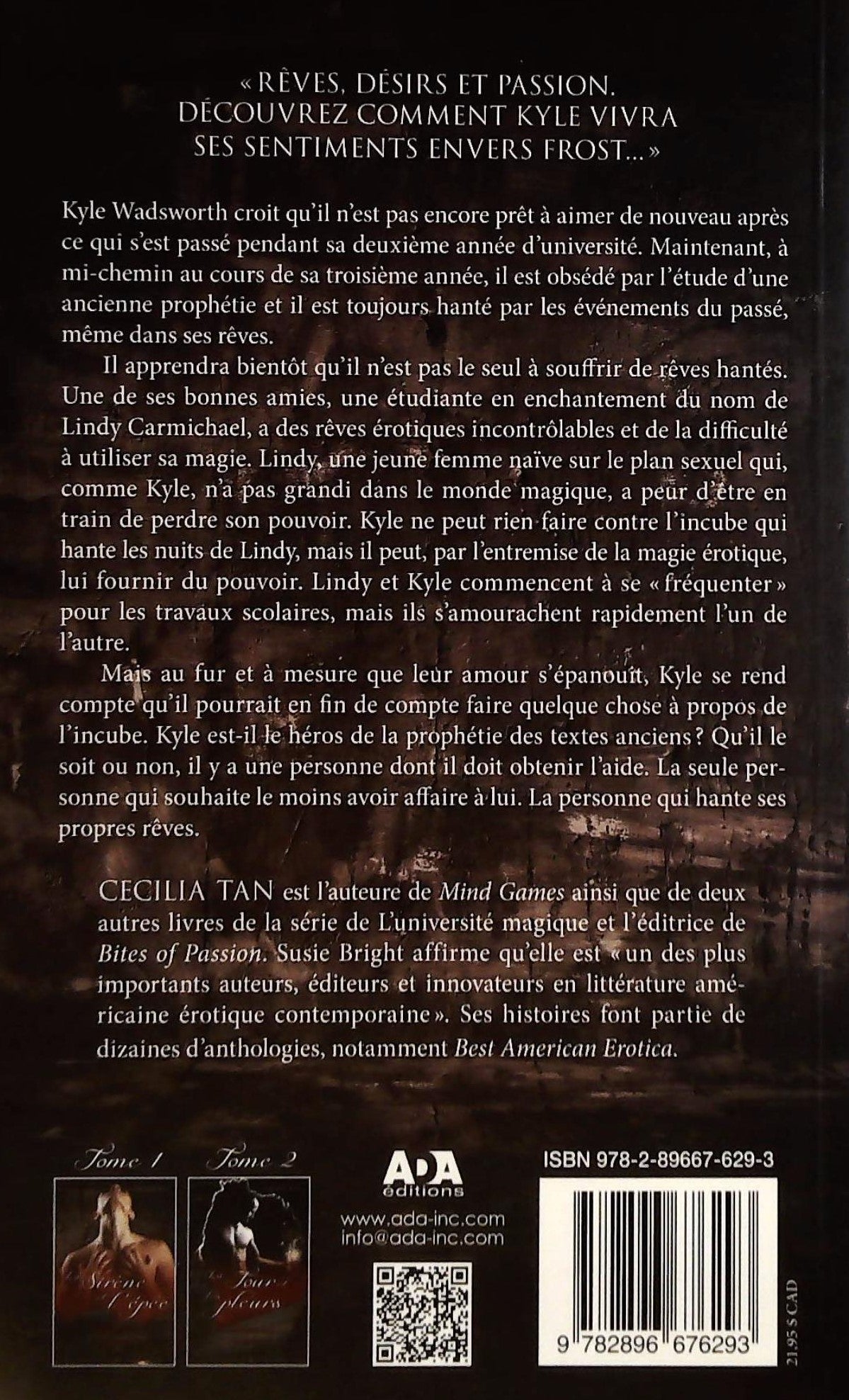 L'université magique # 3 : L'incube et l'ange (Cecilia Tan)