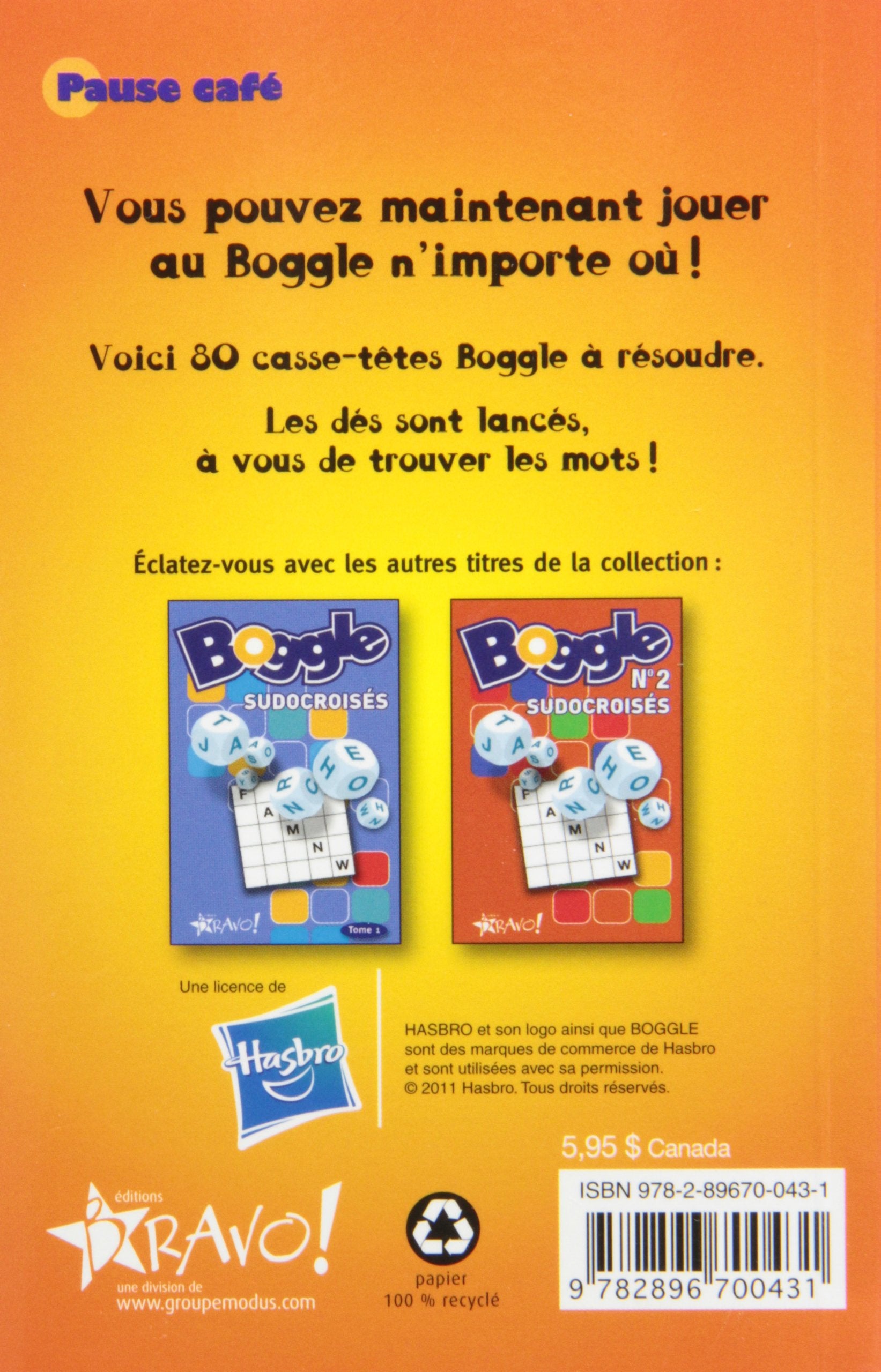 Pause café : Casse-Tête Boggle (Gilles Couture)