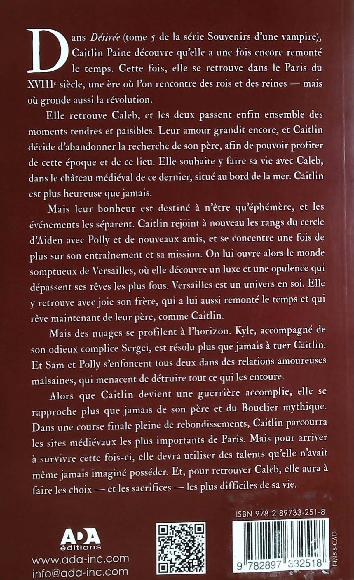 Souvenirs d'une vampire # 5 : Désirée (Morgan Rice)